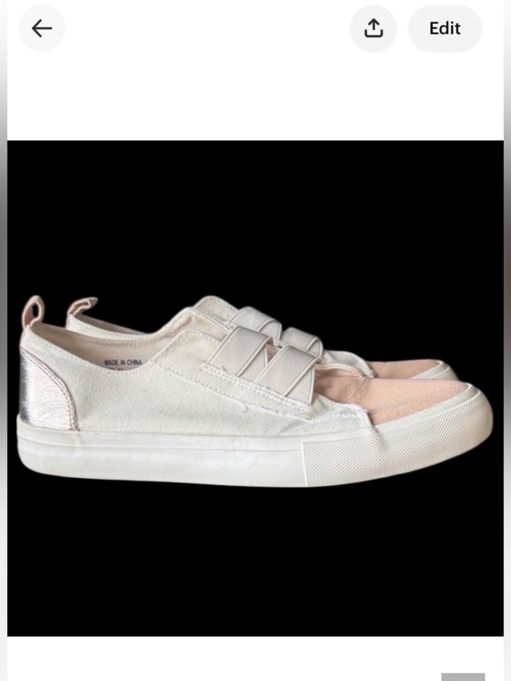SERRA SPORT ladies slip on sneakers excellent condition, size 10